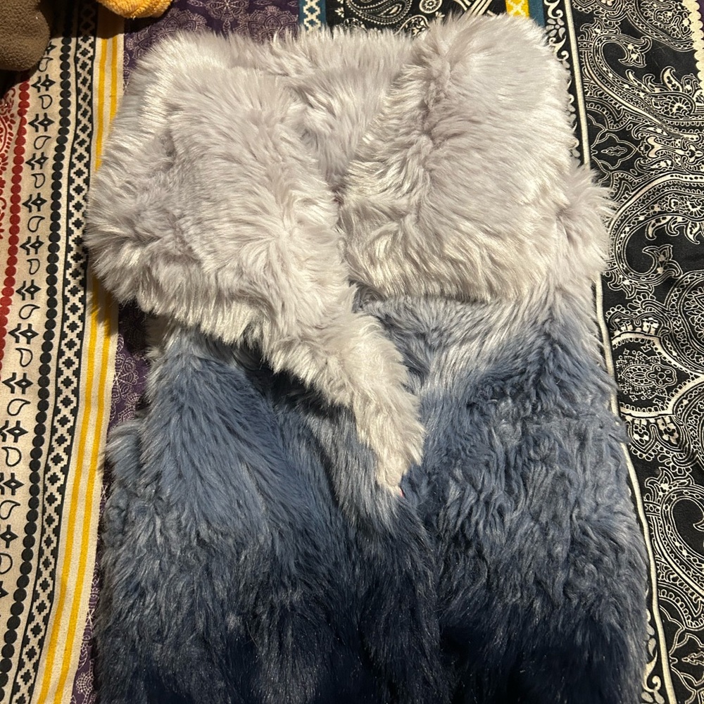 MonnaLisa Kids Faux Fur vest coat
